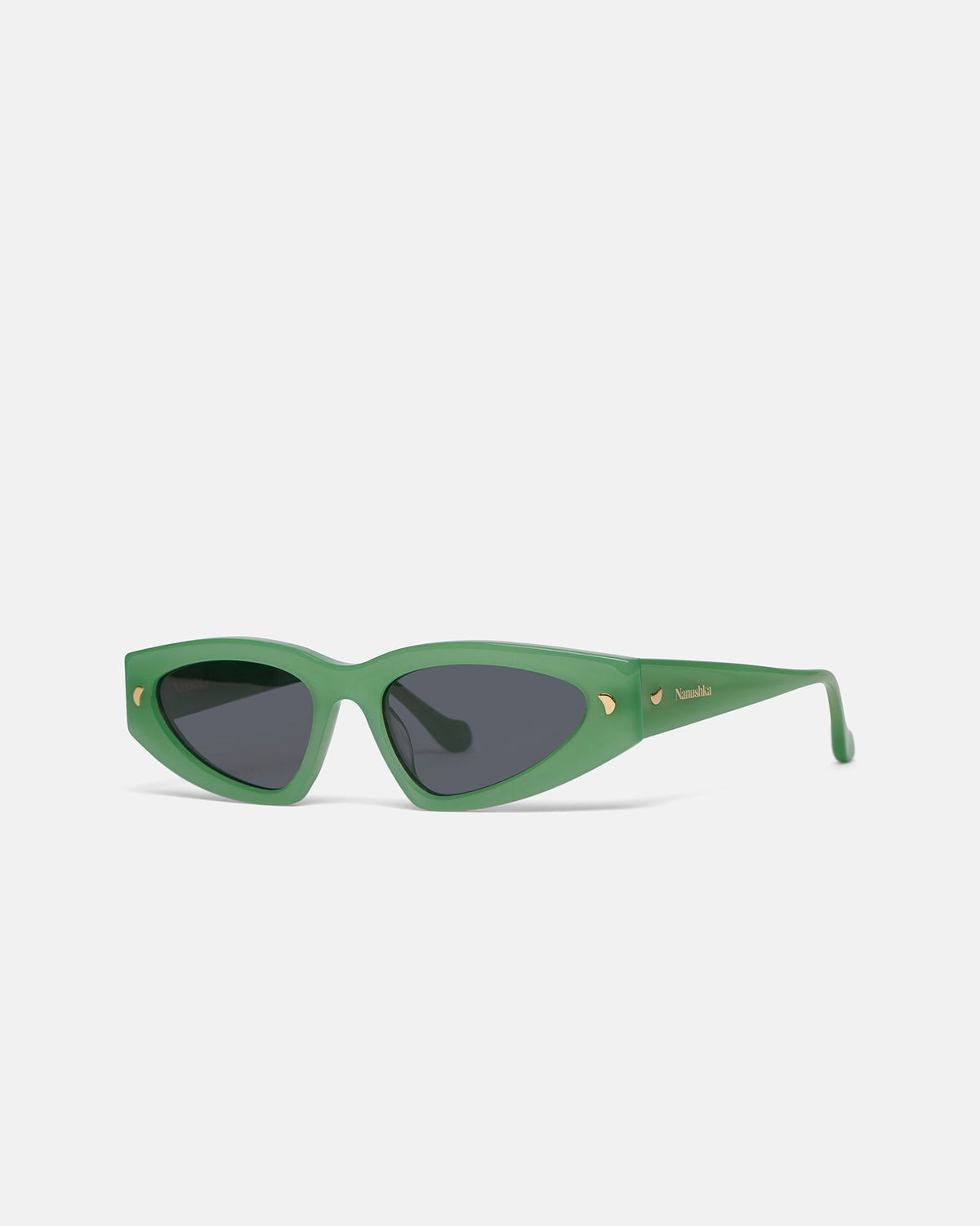 Crista Bio-Plastic D-Frame Sunglasses - Green | Nanushka