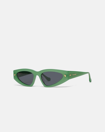 Crista Bio-Plastic D-Frame Sunglasses - Green | Nanushka
