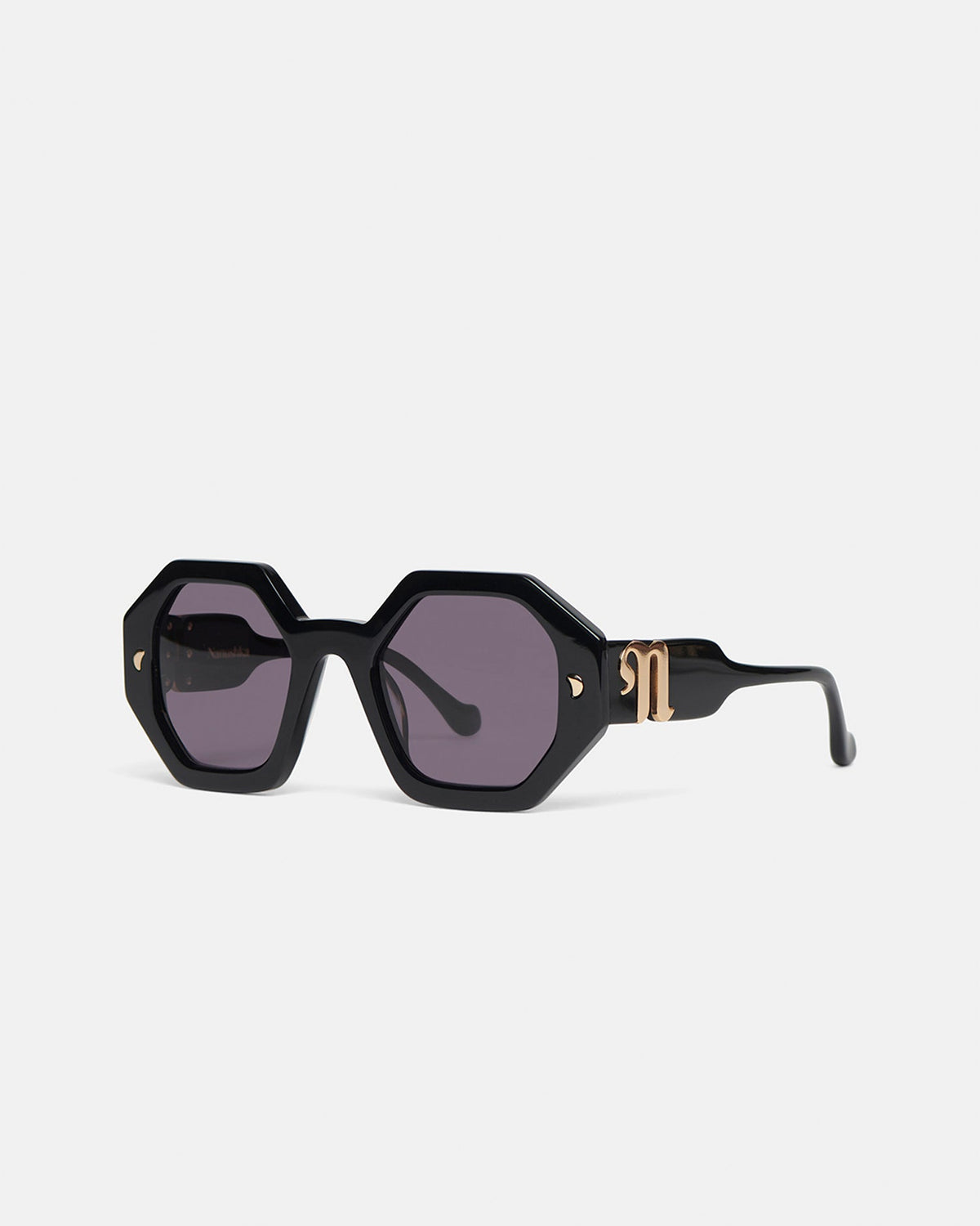 Carlen Bio-Plastic Sunglasses - Black | Nanushka