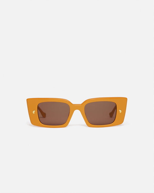 Carmel Bioplastic sunglasses - Burnt Orange | Nanushka
