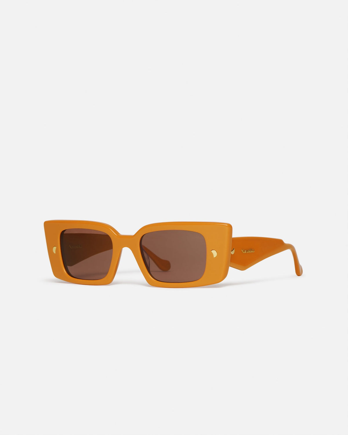 Carmel Bioplastic sunglasses - Burnt Orange | Nanushka