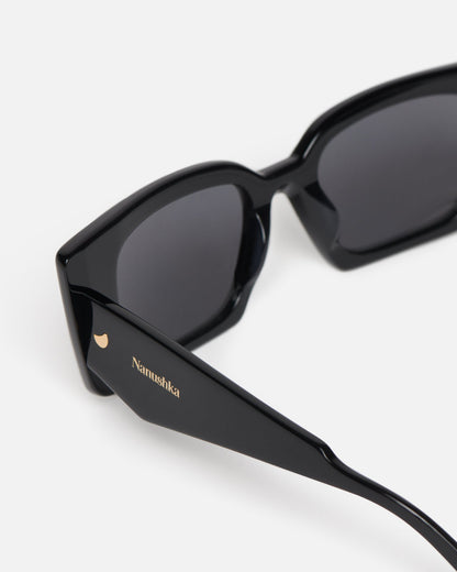 Carmel Bioplastic sunglasses - Black | Nanushka