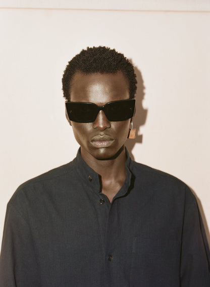 Carmel Bioplastic sunglasses - Black | Nanushka
