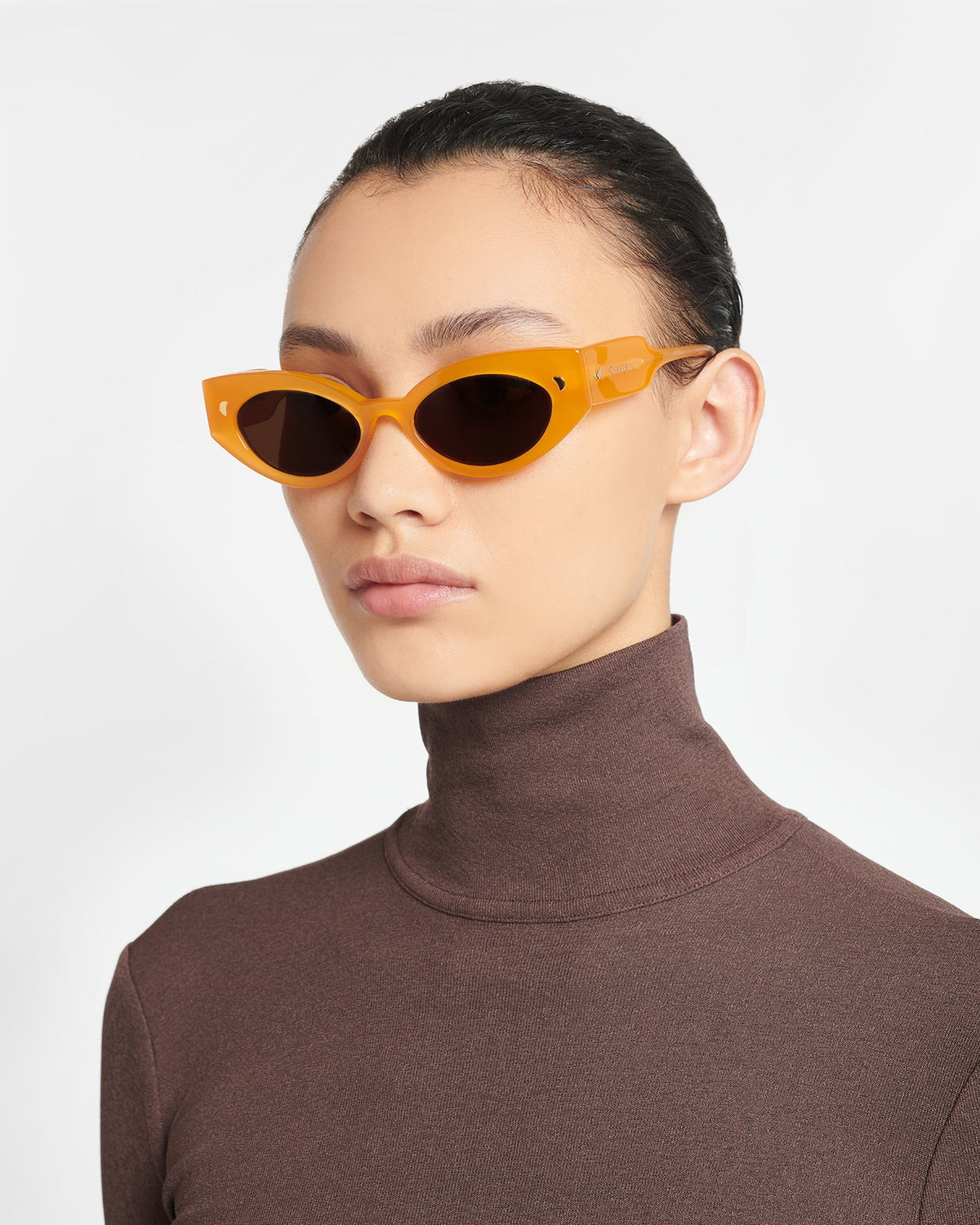 Azalea Bioplastic sunglasses - Orange | Nanushka