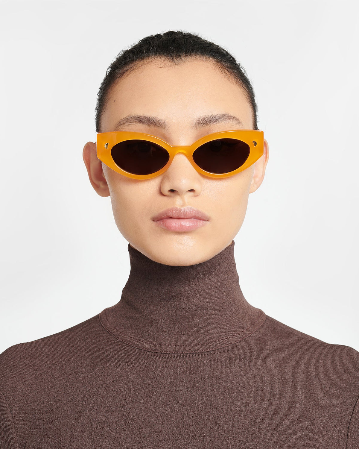 Azalea Bioplastic sunglasses - Orange | Nanushka