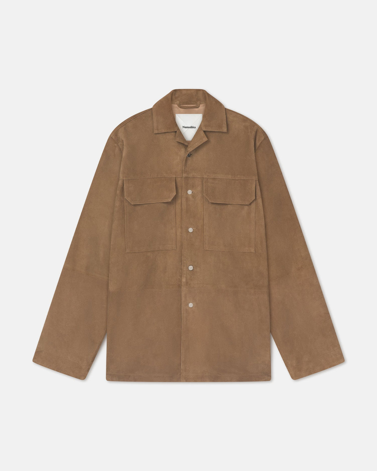 Kohar Suede jacket - Brown | Nanushka