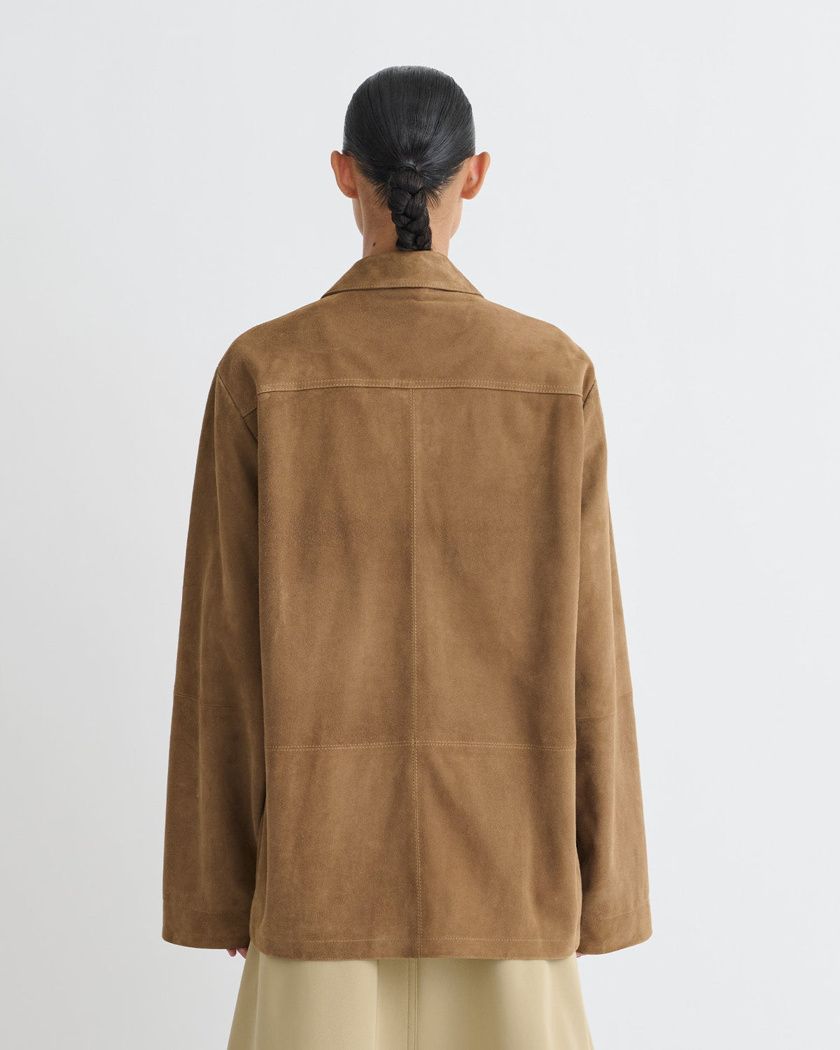 Kohar Suede jacket - Brown | Nanushka