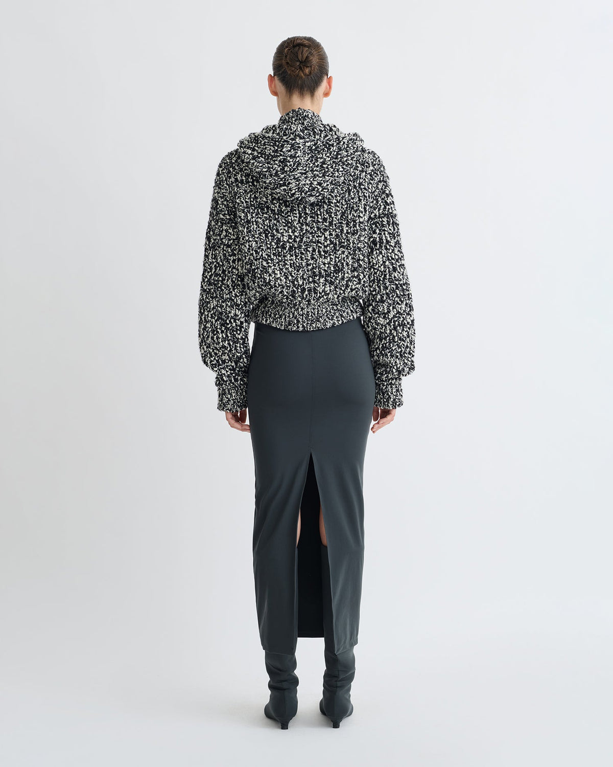 Sonnet Jacket - Black/White | Nanushka