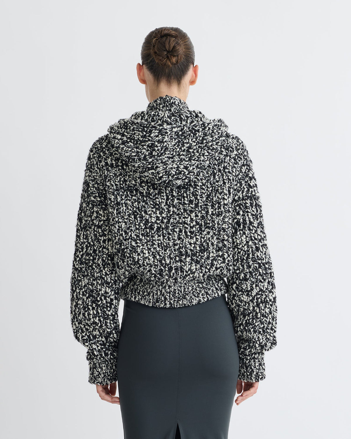 Sonnet Jacket - Black/White | Nanushka
