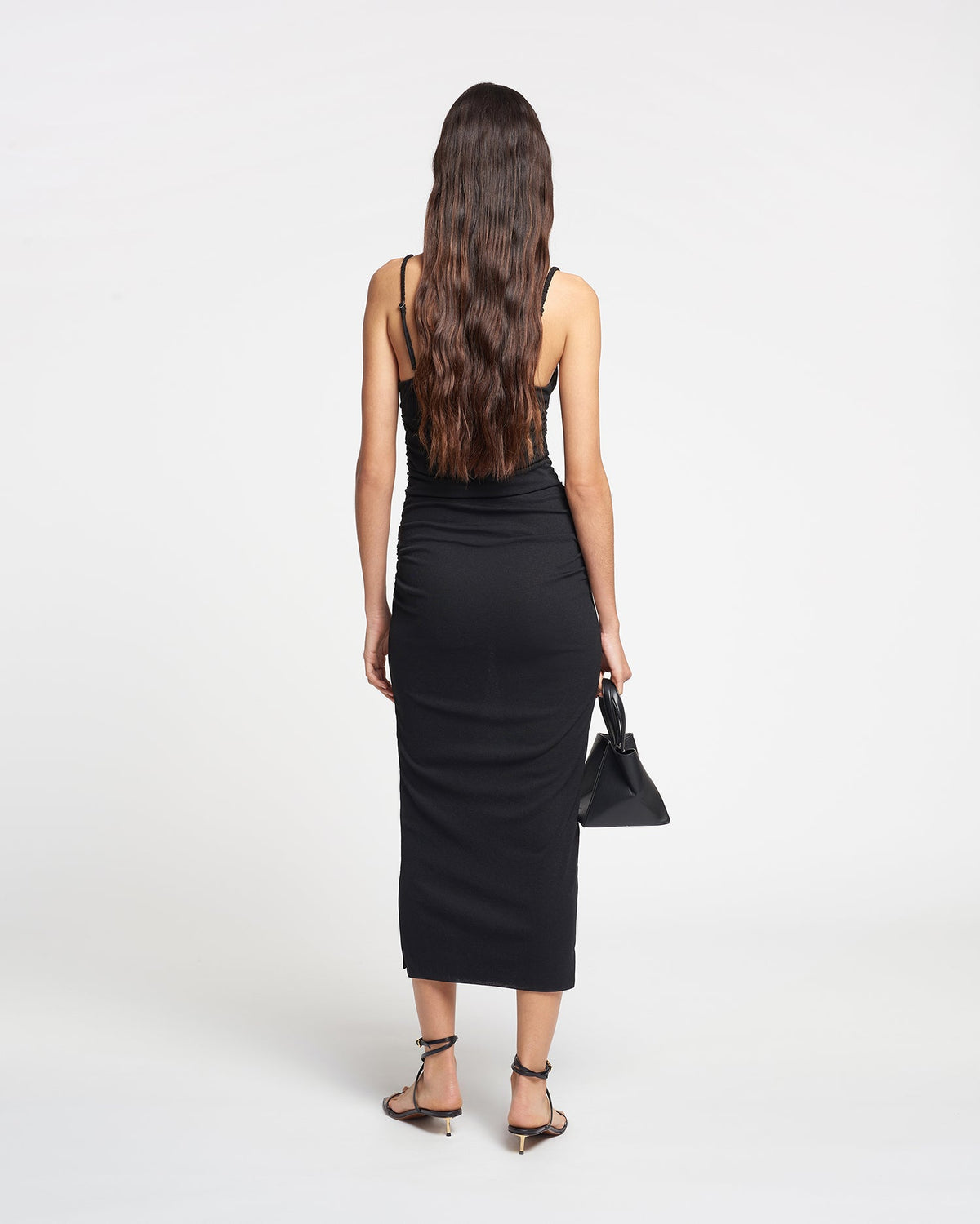 Alexa Midi Dress - Black | Nanushka