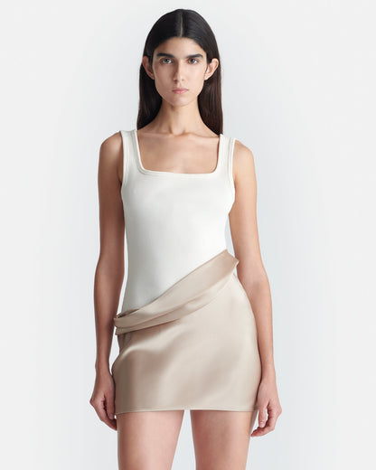 Marijn Mini dress - Dune/Creme | Nanushka