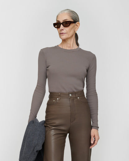 Tamsin Long sleeve top - Grey | Nanushka