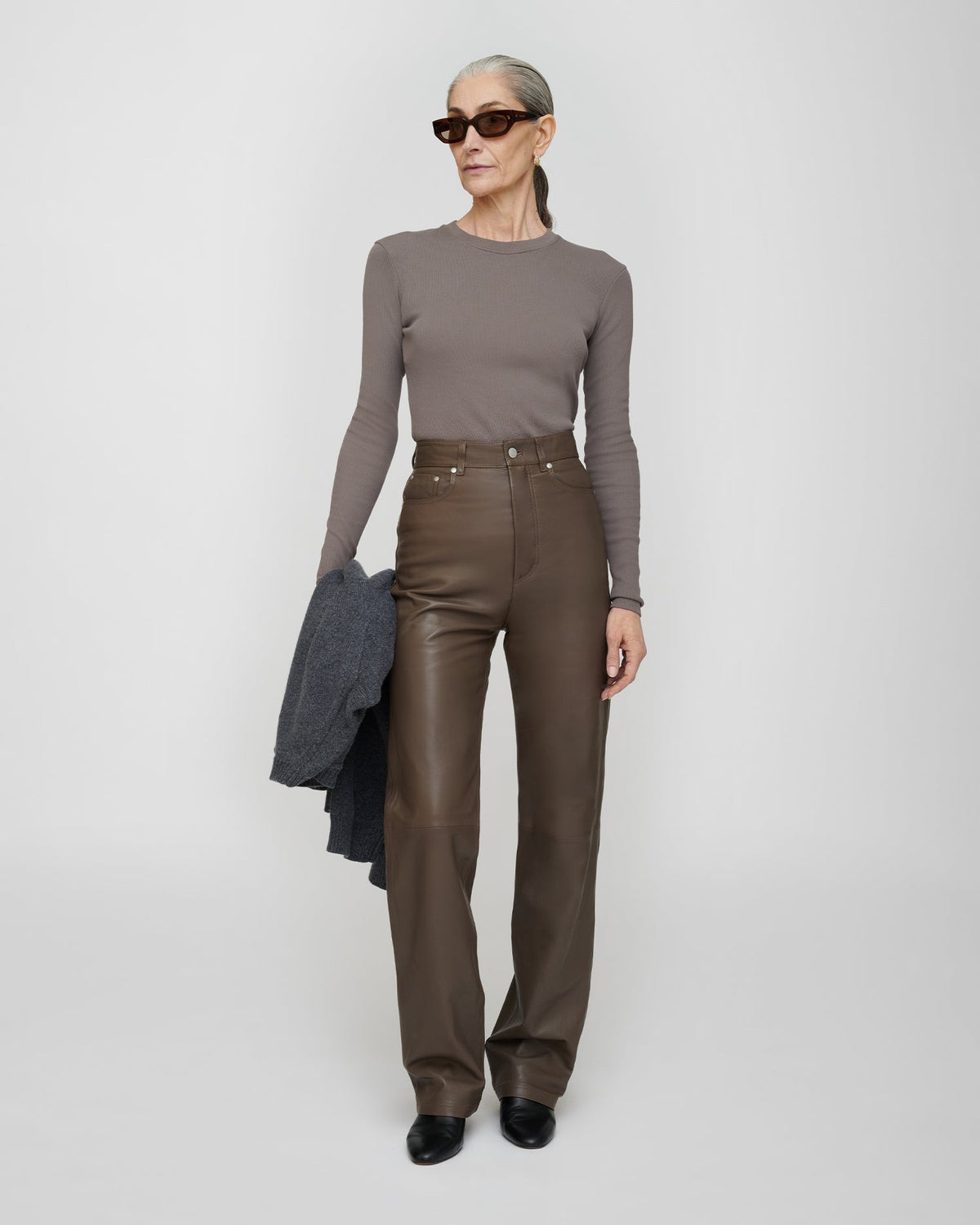 Tamsin Long sleeve top - Grey | Nanushka