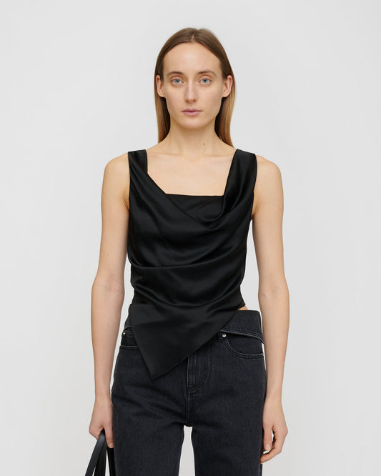 Petra Sleeveless top - Black | Nanushka