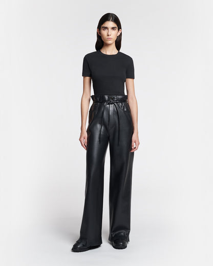 Axton Cropped t-shirt - Black | Nanushka