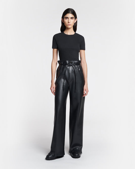 Axton Cropped t-shirt - Black | Nanushka