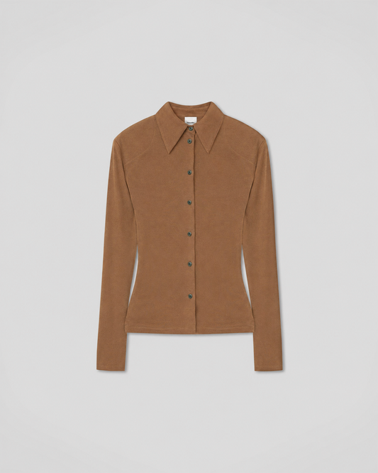 Haimi Shirt - Light Mocha | Nanushka