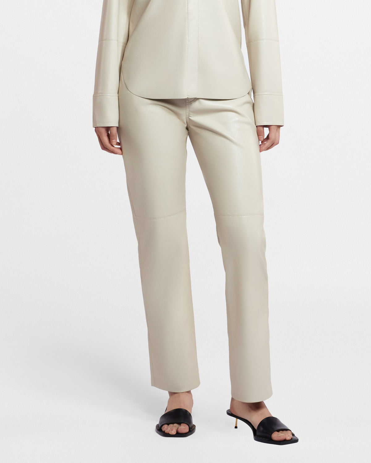 Vinni Okobor™ pants - Creme | Nanushka