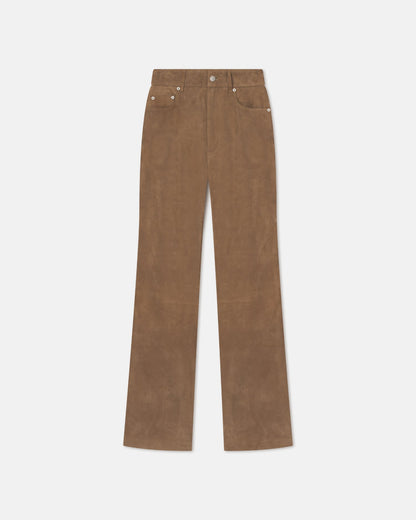 Seldes Suede pants - Brown | Nanushka