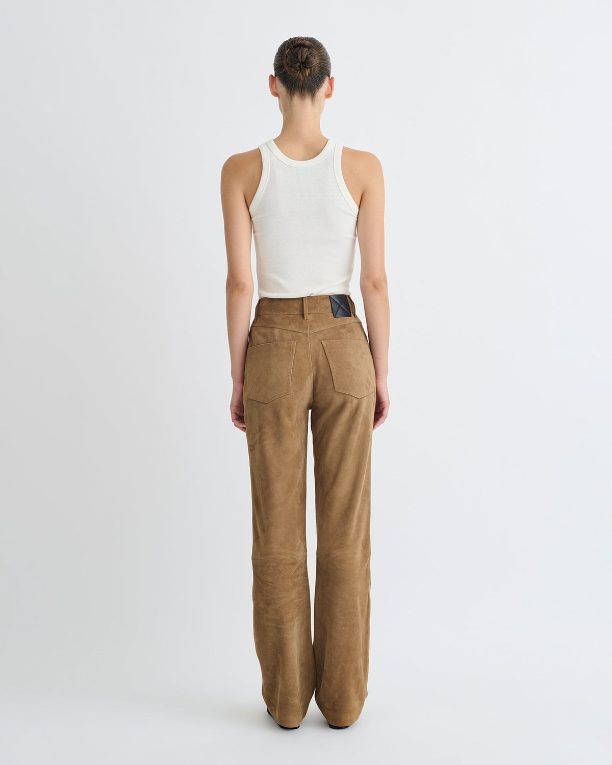 Seldes Suede pants - Brown | Nanushka