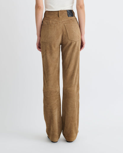 Seldes Suede pants - Brown | Nanushka