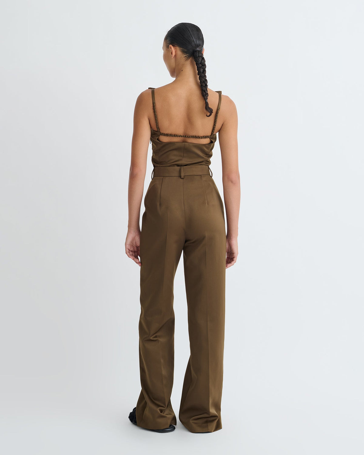 Franny Structured pants - Wood | Nanushka