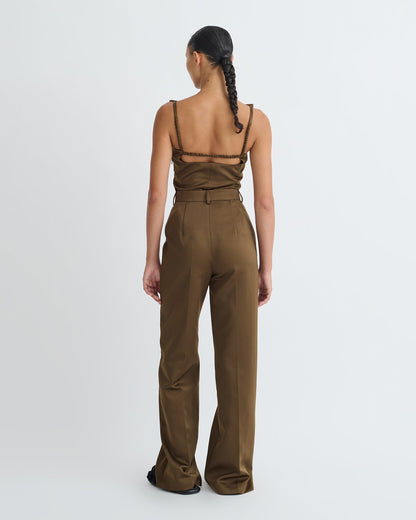 Franny Structured pants - Wood | Nanushka