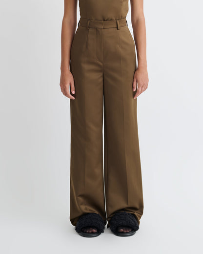 Franny Structured pants - Wood | Nanushka