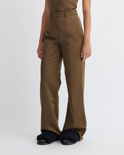 Franny Structured pants - Wood | Nanushka