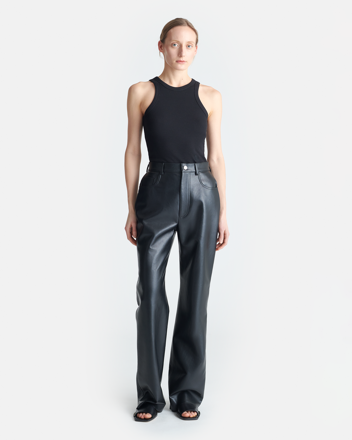 Camma Straight leg trousers - Black | Nanushka