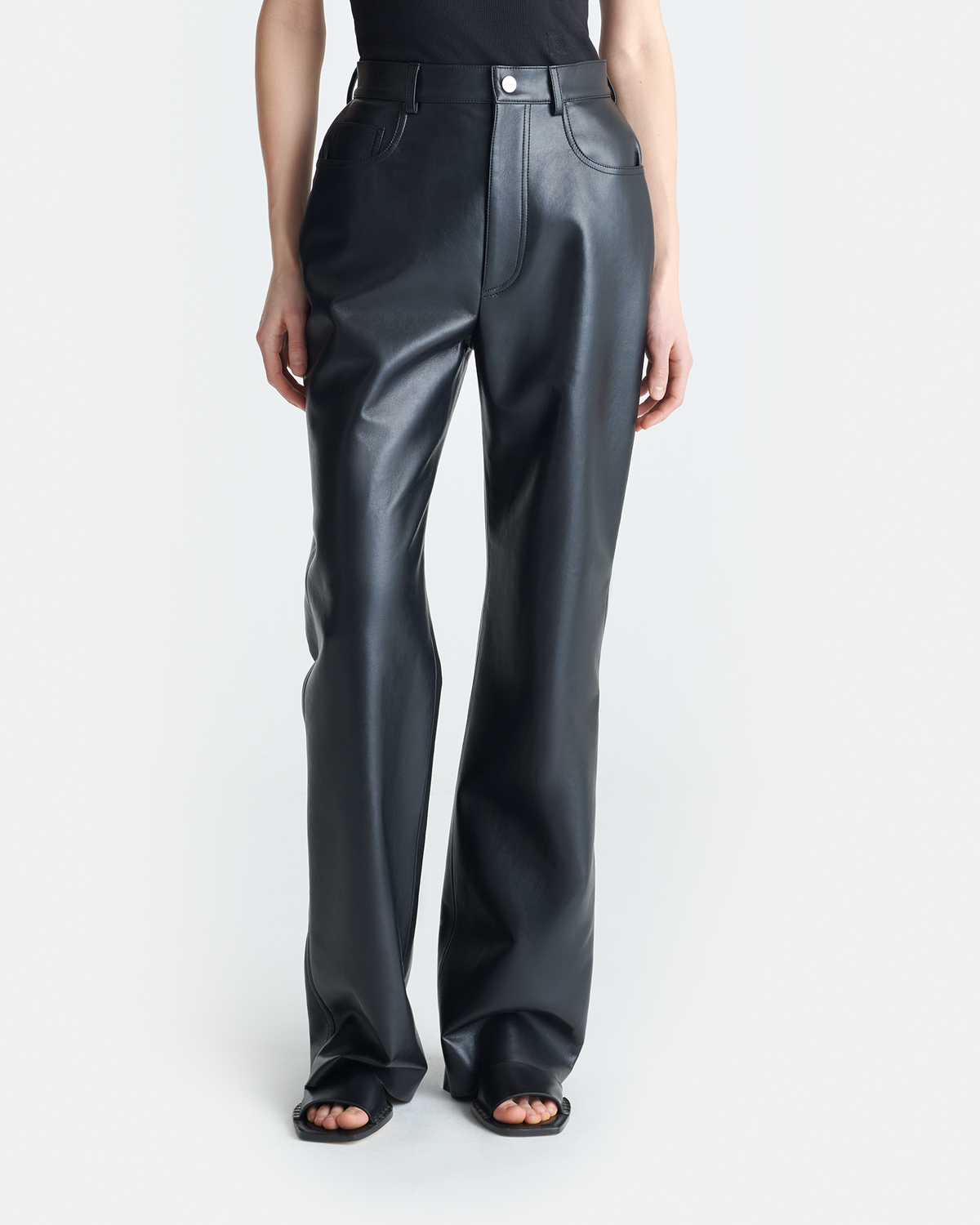 Camma Straight leg trousers - Black | Nanushka