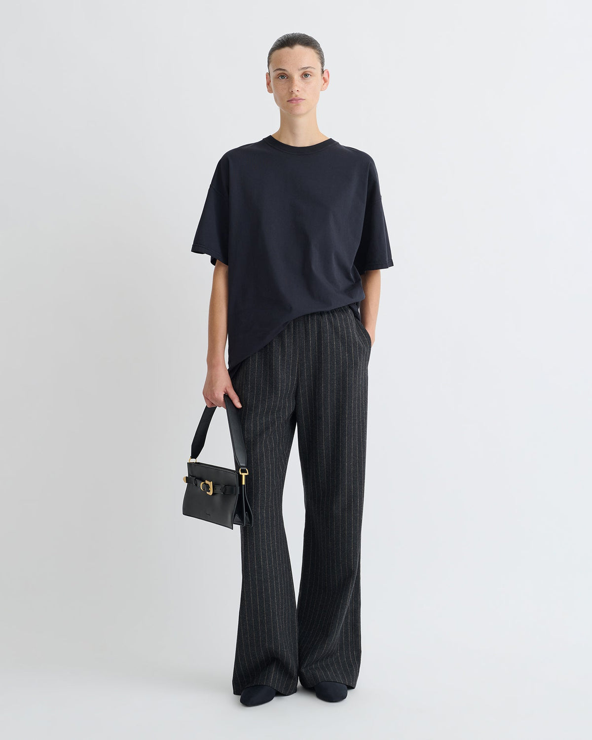Arvenn Pants - Black/Grey | Nanushka