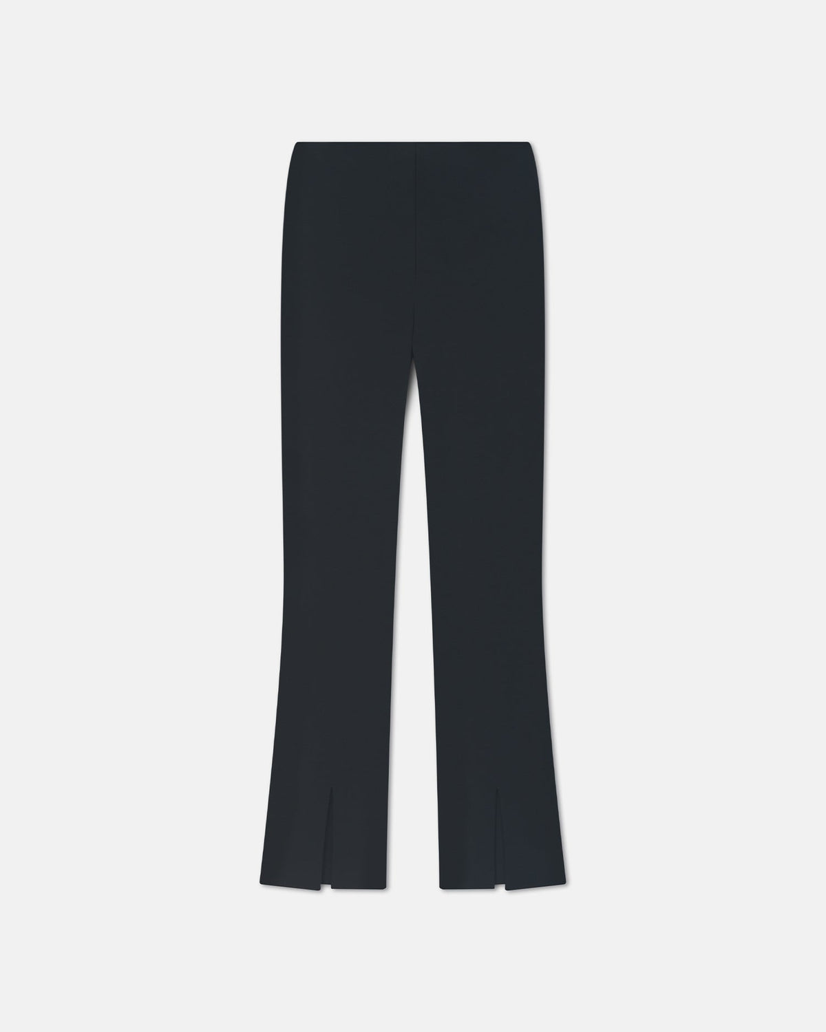 Luana Front slit pants - Black | Nanushka