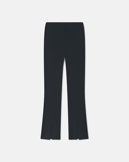 Luana Front slit pants - Black | Nanushka