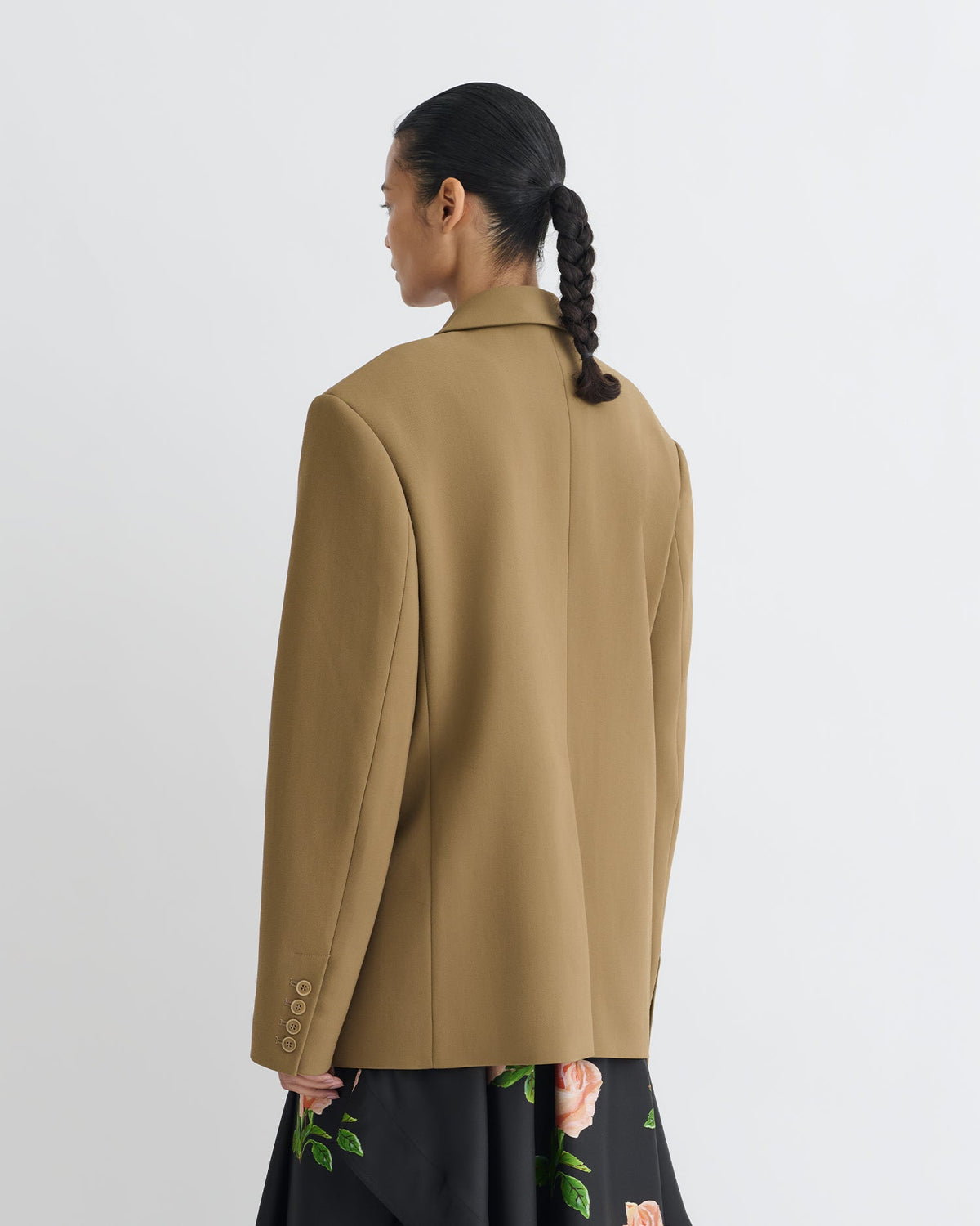 Diante Boxy Blazer - Brown | Nanushka