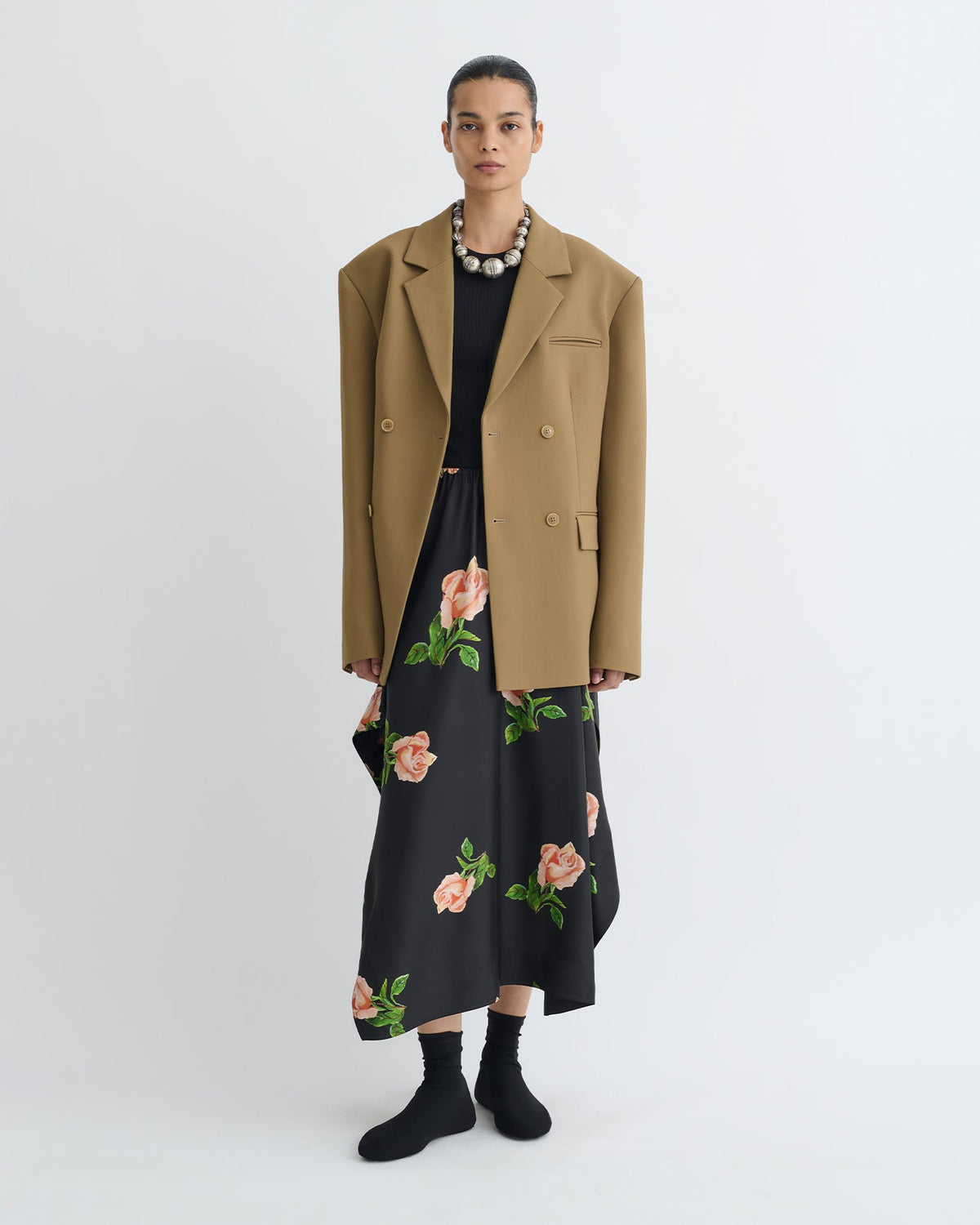Diante Boxy Blazer - Brown | Nanushka