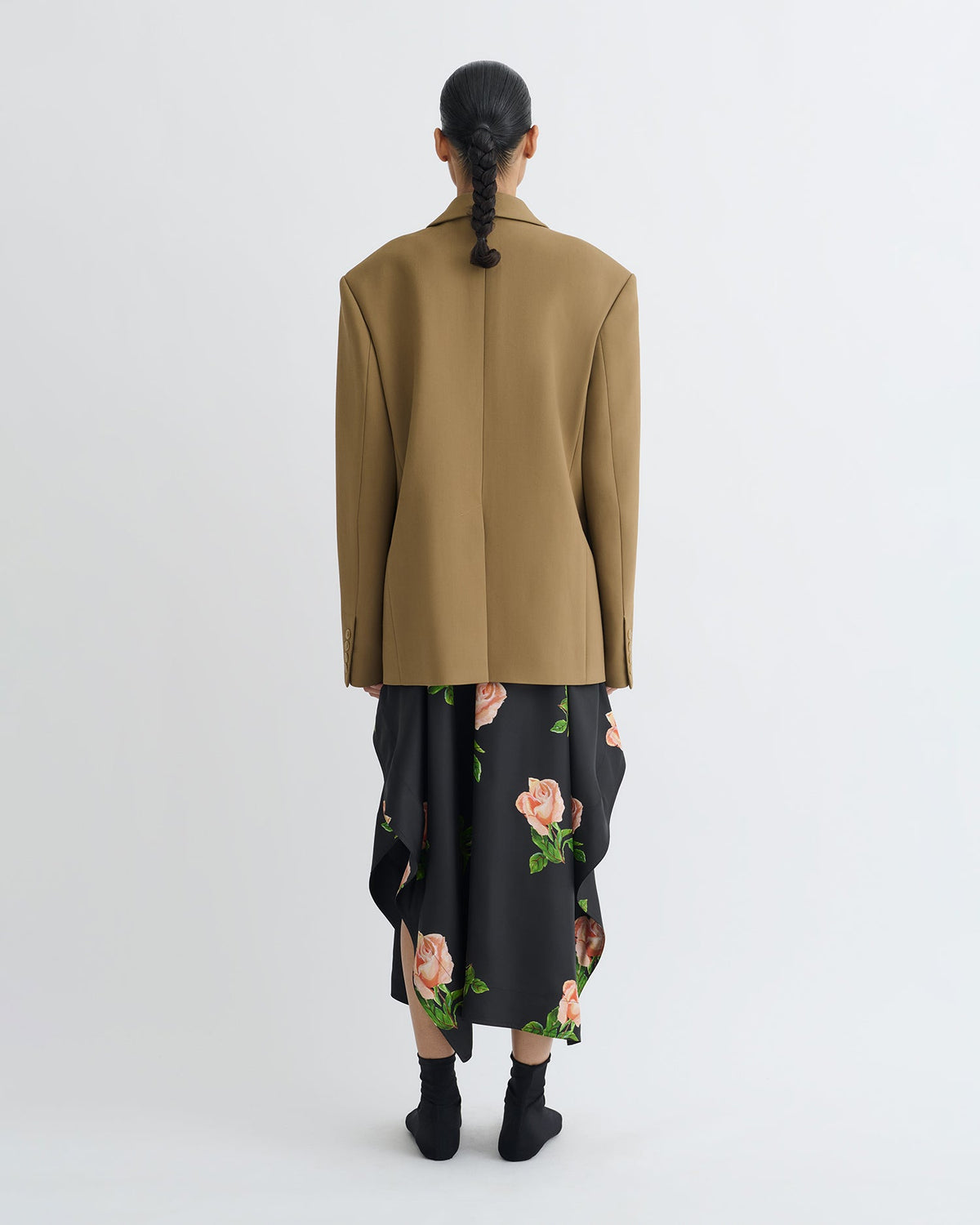 Diante Boxy Blazer - Brown | Nanushka