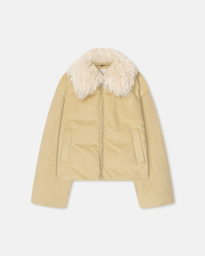 Zacharie Jacket - Beige/Creme | Nanushka