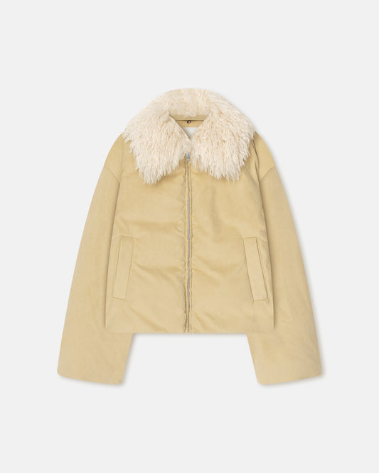 Zacharie Jacket - Beige/Creme | Nanushka