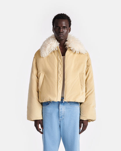 Zacharie Jacket - Beige/Creme | Nanushka