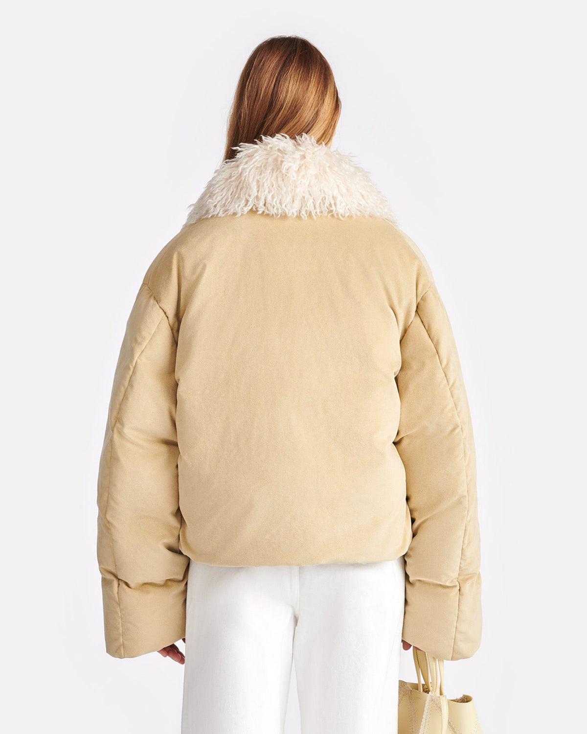 Zacharie Jacket - Beige/Creme | Nanushka