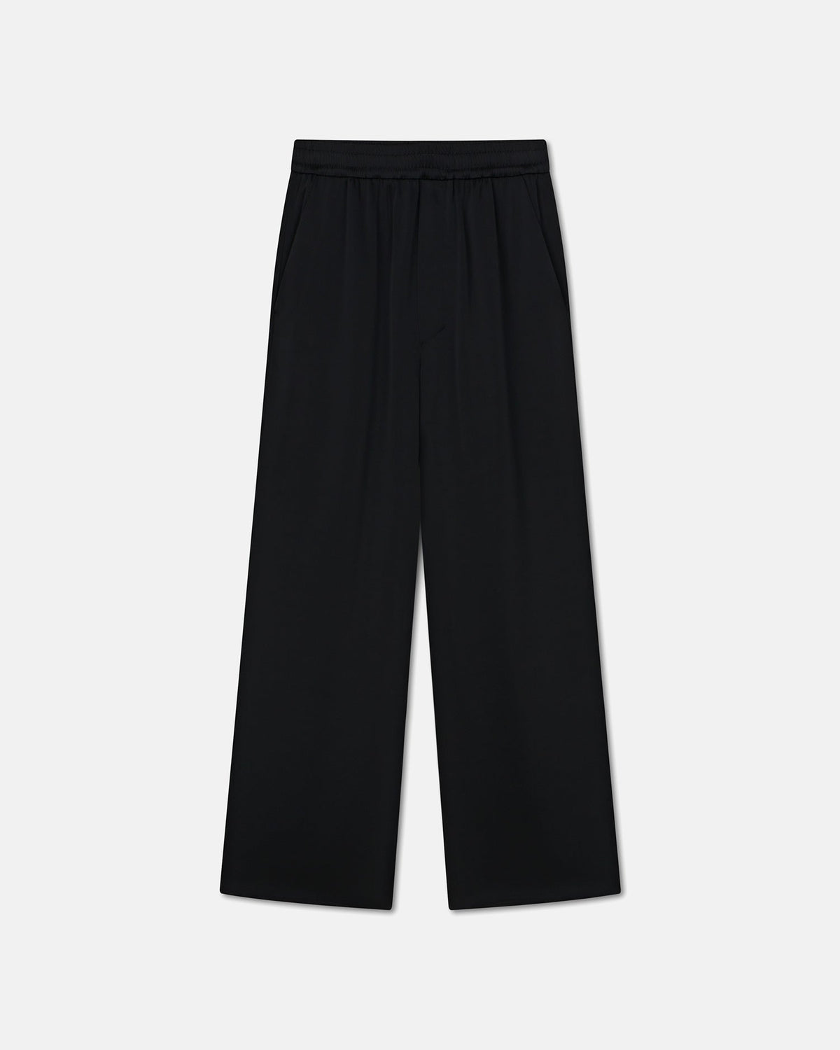 Odessa Slip Satin Pants - Black | Nanushka