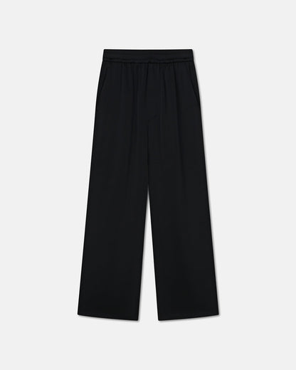 Odessa Slip Satin Pants - Black | Nanushka