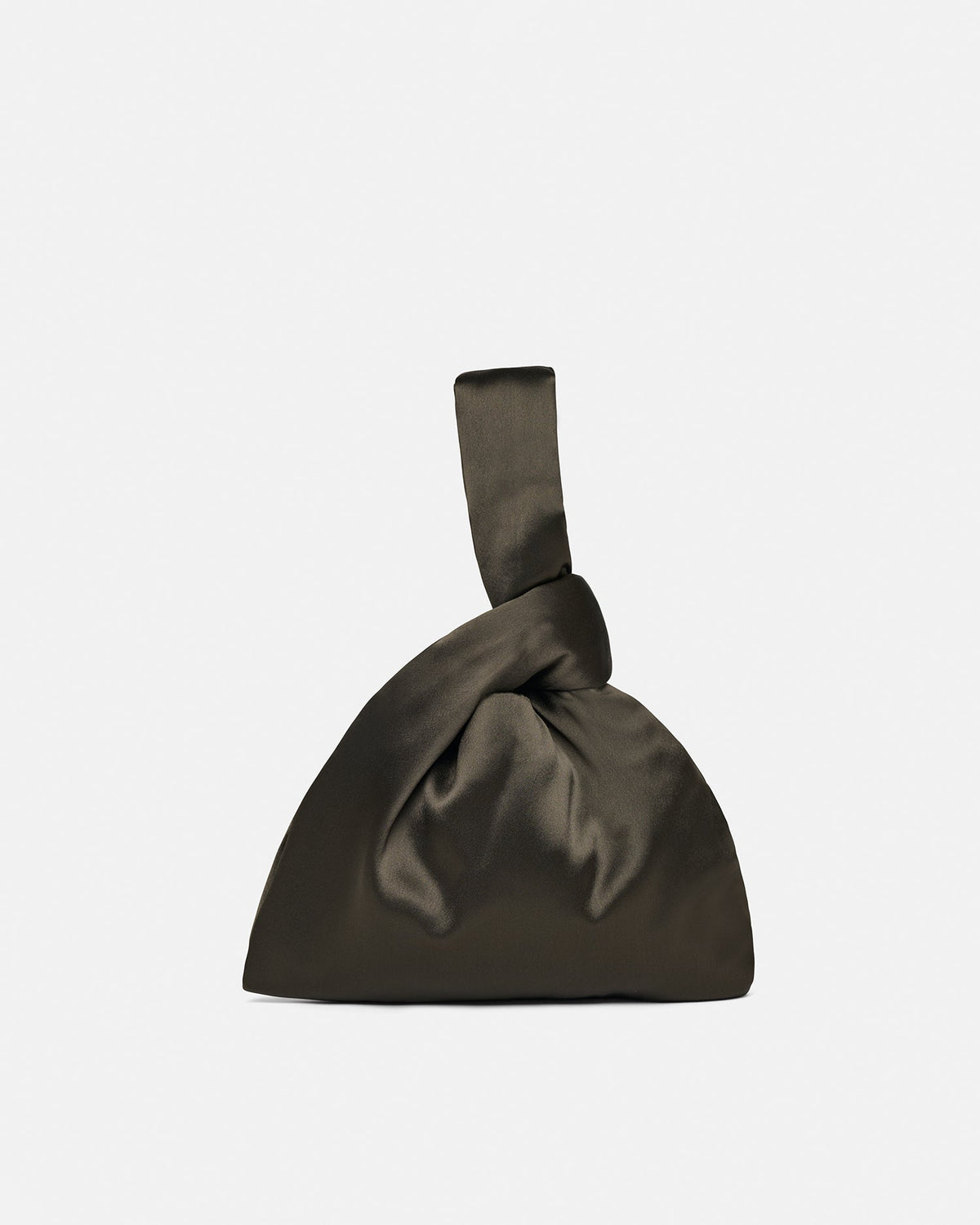 Jen Slip Satin Bag - Dark Green | Nanushka