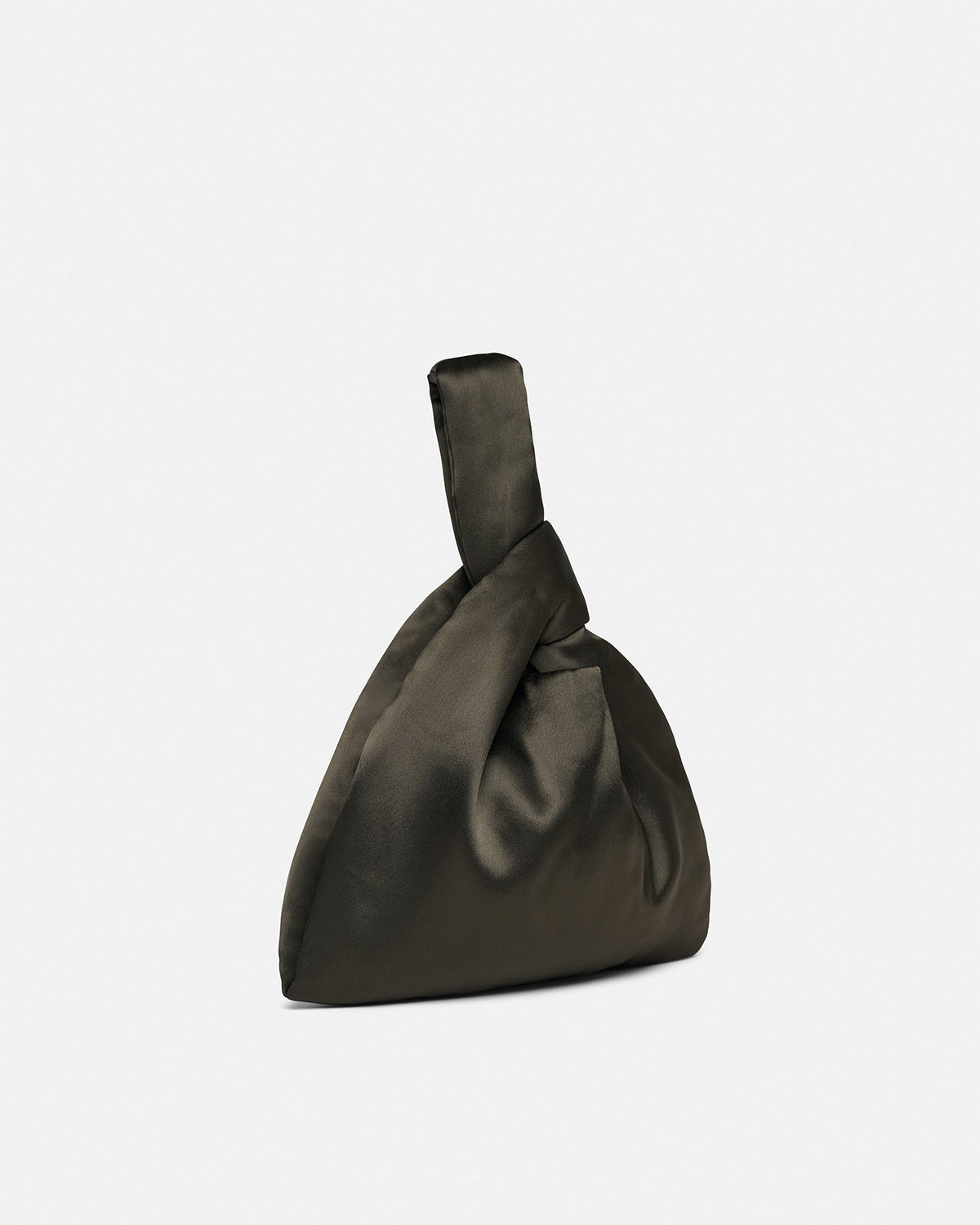Jen Slip Satin Bag - Dark Green | Nanushka