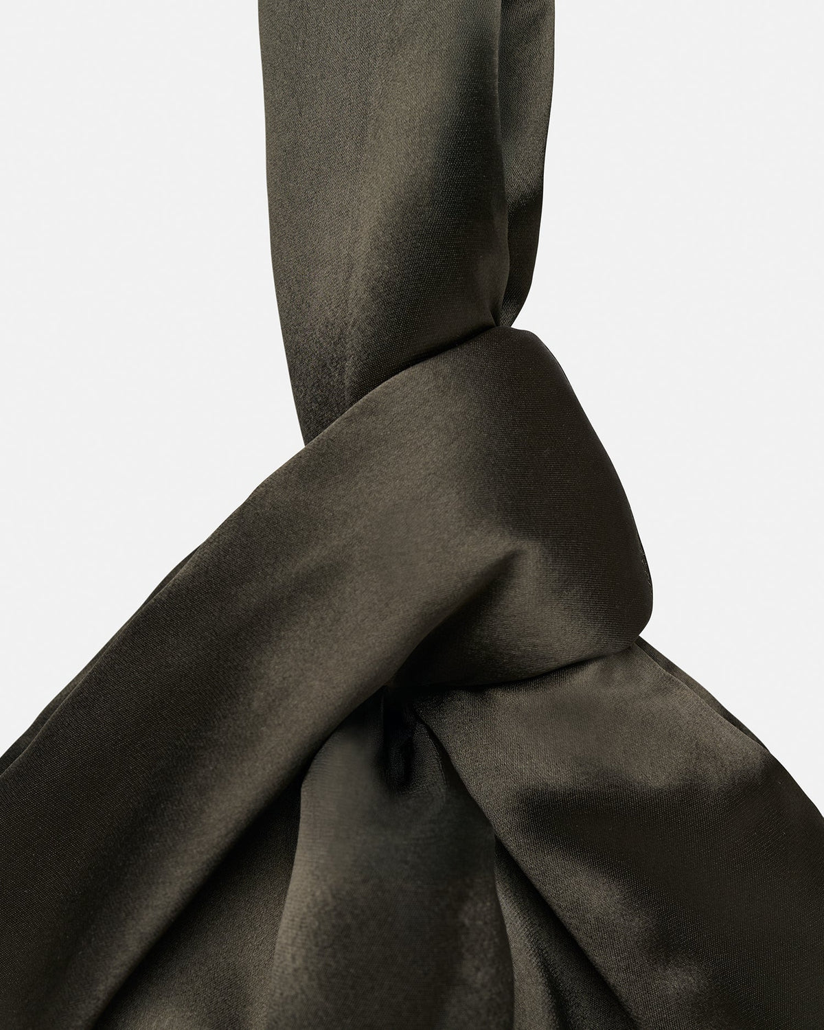 Jen Slip Satin Bag - Dark Green | Nanushka