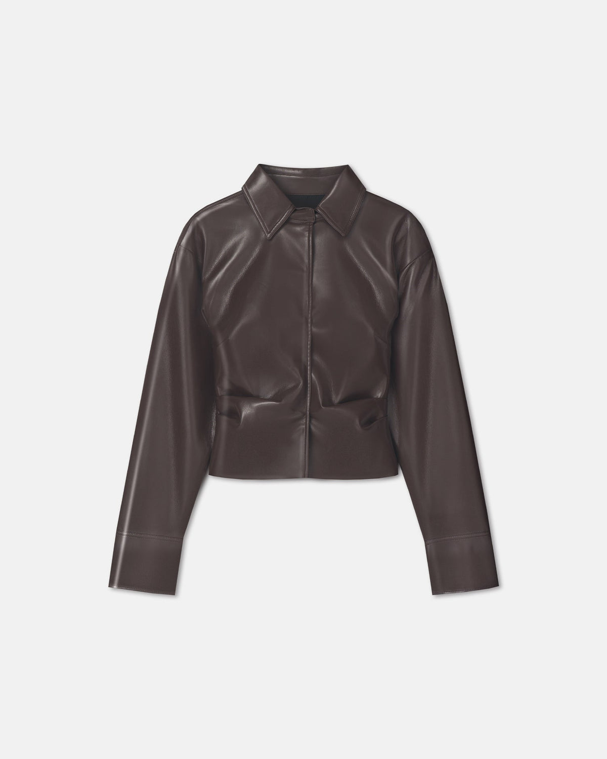 Hildie Okobor Shirt - Coffee Ground | Nanushka