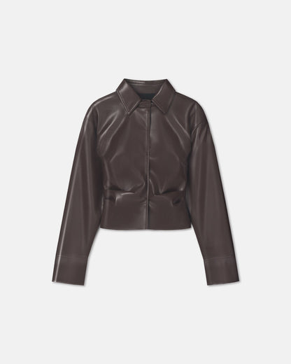 Hildie Okobor Shirt - Coffee Ground | Nanushka