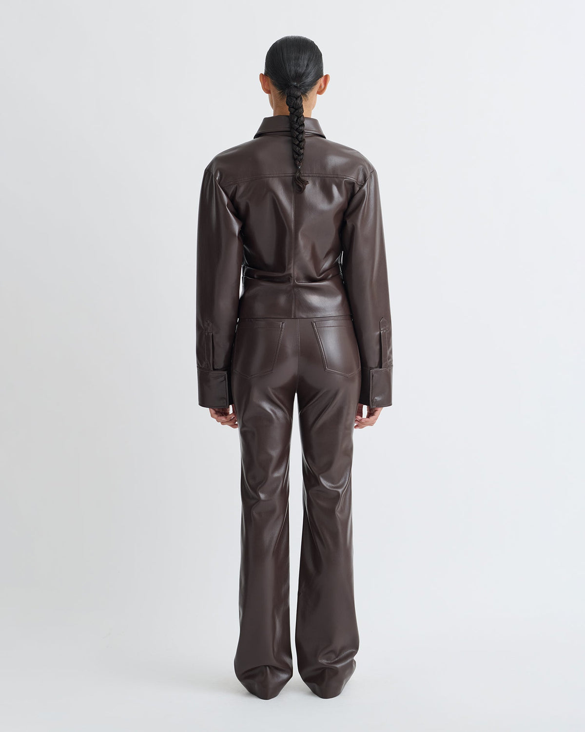 Hildie Okobor Shirt - Coffee Ground | Nanushka