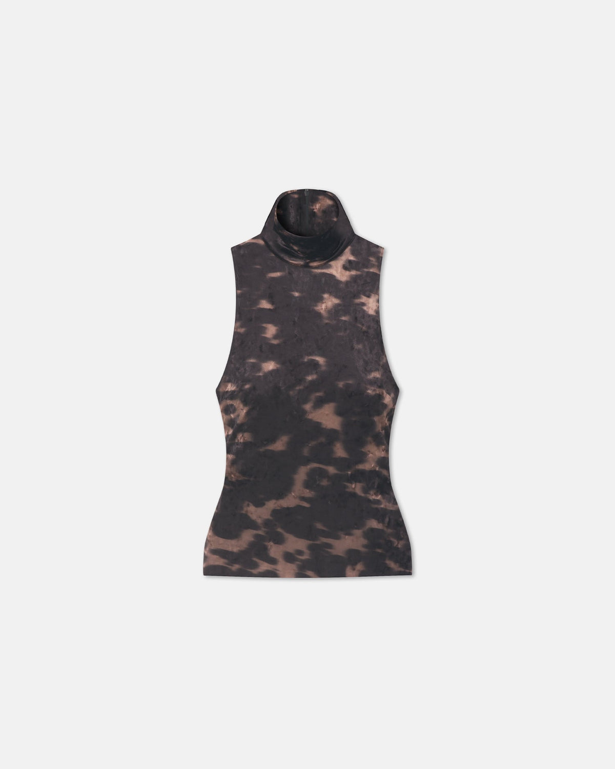 Sula Sleeveless top - Midnight Mocha Brown | Nanushka